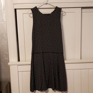 Max studio Black/gray sleeveless dress